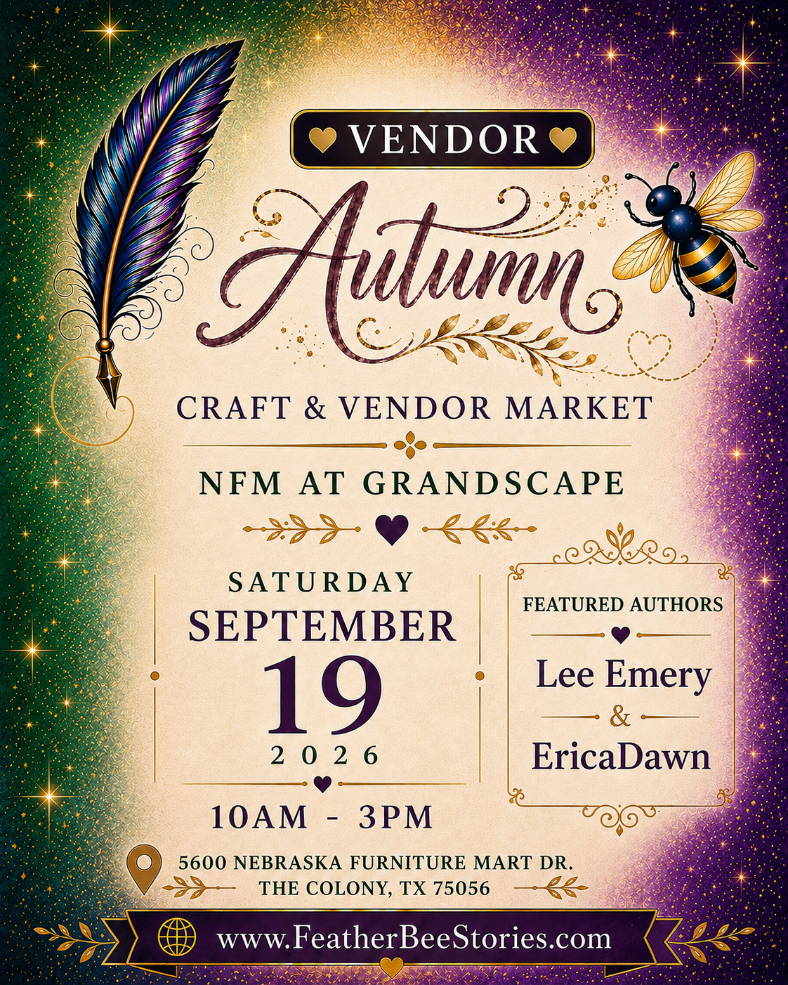 Upcoming events poster